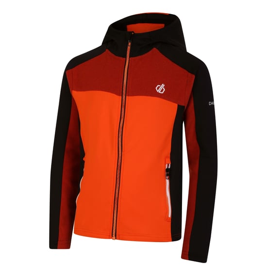 Dare 2B Childrens/Kids Thriving Core Stretch Hooded Midlayer (Puffin´s Bill/Black)