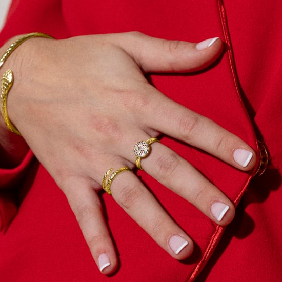 Luxenter ring with Multicolour Zirconia finished in 18K yellow gold - Cuix - Image 4