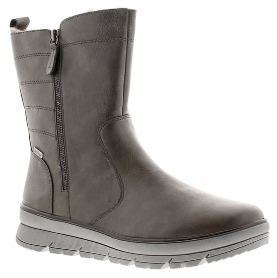 Jana Womens Boots Jessa Zip Fastening graphite