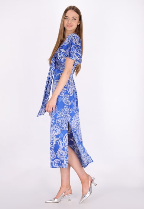 Dreimaster Dress women white lilac - Image 3