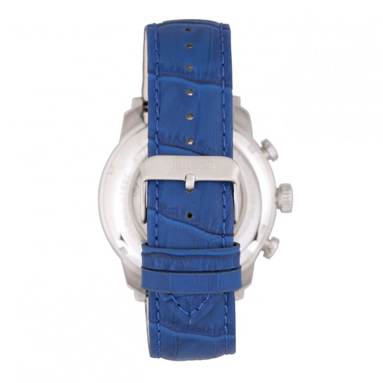 Heritor Automatic Arthur Semi-Skeleton Leather-Band Watch w/ Day/Date