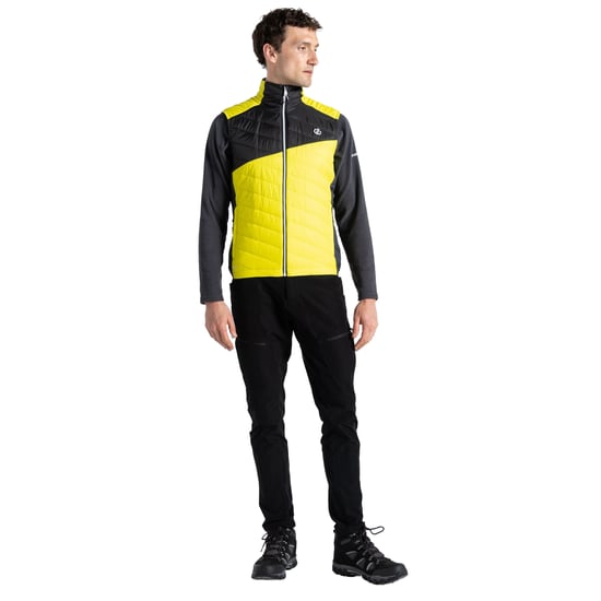 Dare 2B Mens Touring Quilted Lightweight Gilet (Neon Spring/Black)
