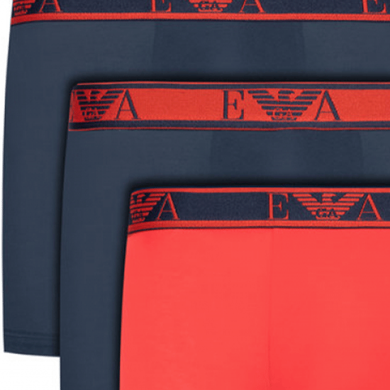 Emporio Armani Heren 3-pack Lange Boxershorts met Logo (Unlimited) - Image 2