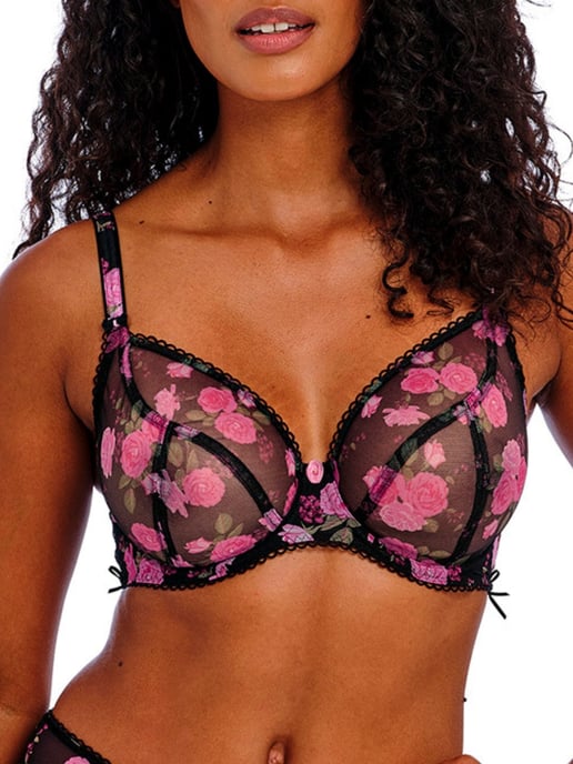 Rose Blossom Plunge Bra - Image 1