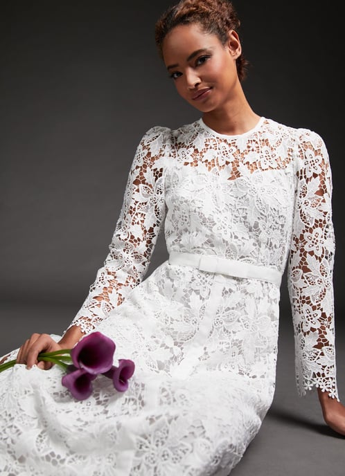 LK Bennett Lila Dresses,Cream