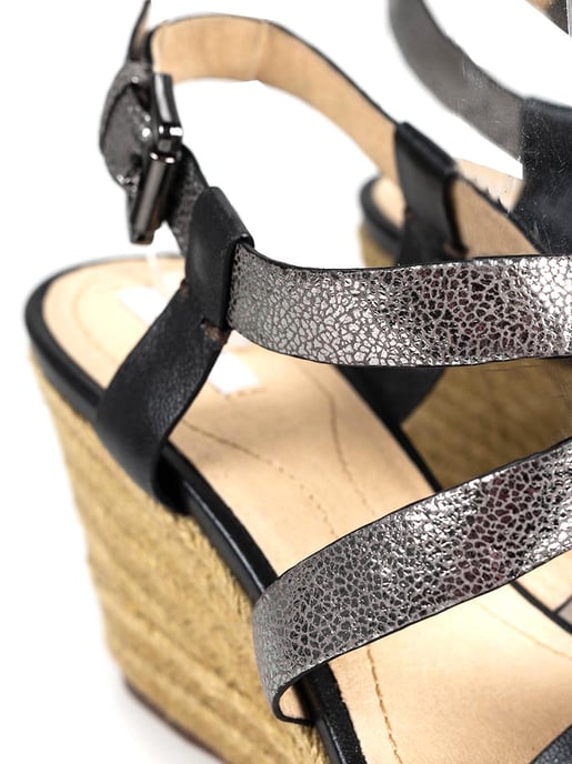 Geox Espadrilles Soleil B Dam Svart - Image 5
