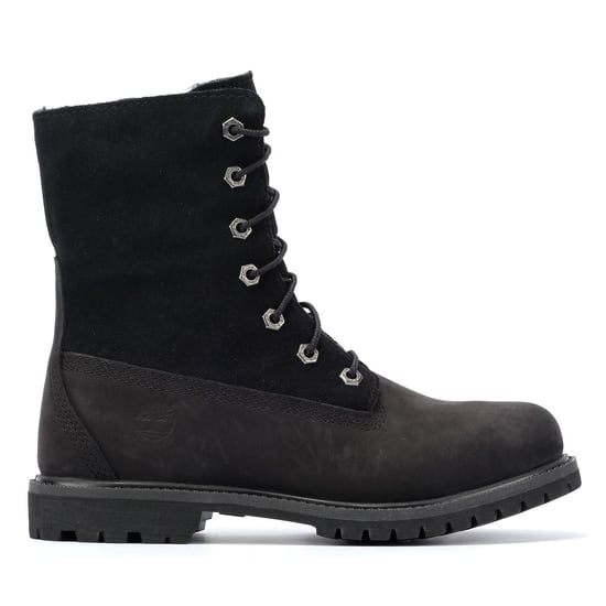 Timberland Warm Lined Waterproof Leather Women's Black Boots - Image 5