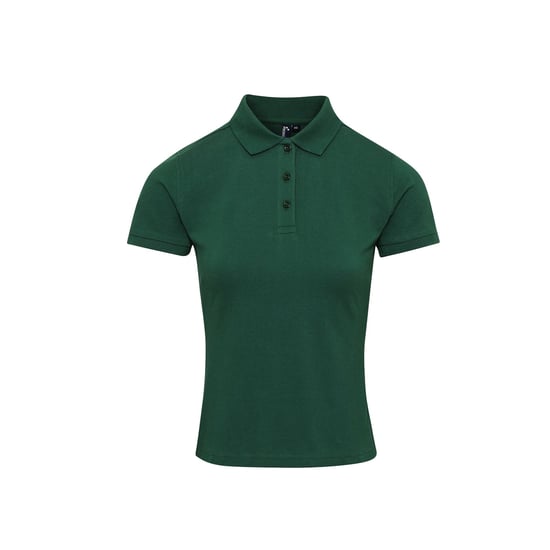 Premier Dames/dames Coolchecker Plus Piqu Polo met CoolPlus (Fles) - Image 1