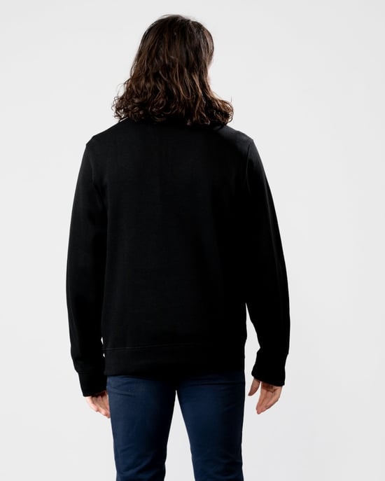 Lacoste Mens Zippered Stand-Up Collar Cotton Sweatshirt - Image 6