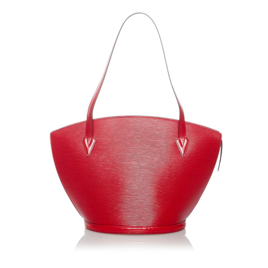 Vintage Louis Vuitton Epi Saint Jacques GM Long Strap Red