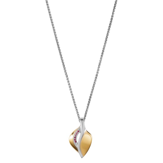 Orphelia 'Anet' Dames 925 Sterling Zilveren Ketting met Hanger - Zilver/Goud ZH-7520/G - Image 4