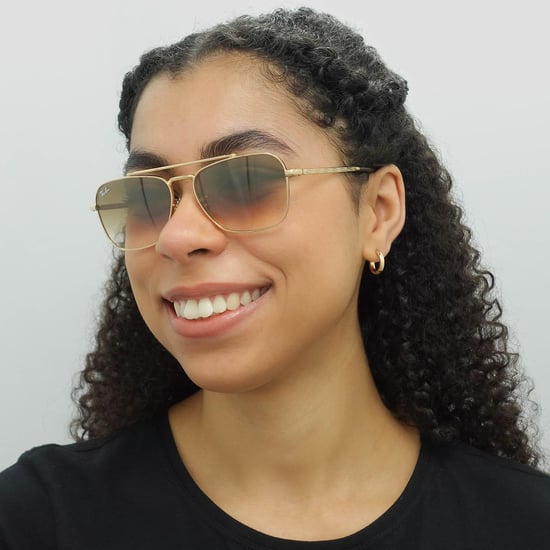 Ray-Ban Square Unisex Gold Brown Gradient RB3636 New Caravan