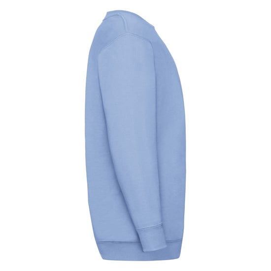 Fruit Of The Loom Childrens Unisex Set In Sleeve Sweatshirt (Sky Blue)