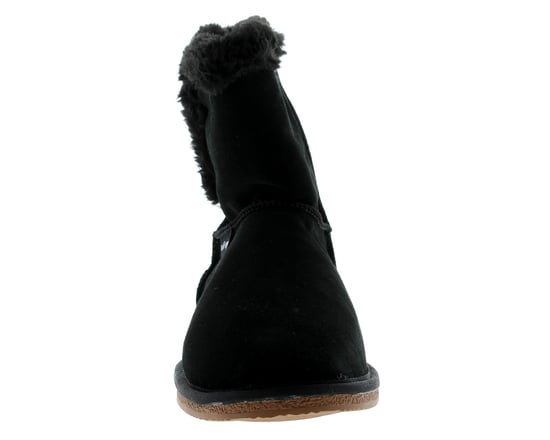 Hush Puppies Ashleigh Imitationspäls Damtofflor I Svart - Image 3