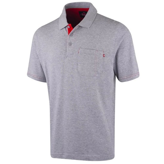 Lee Cooper Heren Marl Pique Poloshirt (Grijs) - Image 1