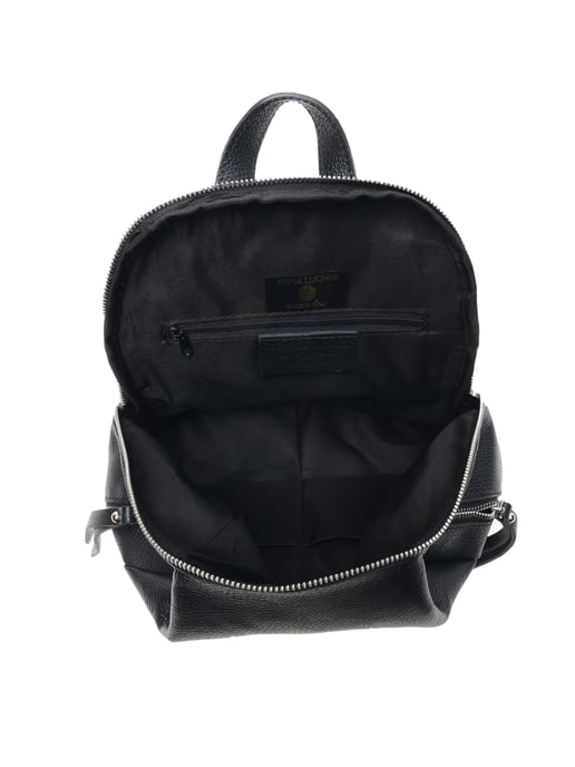 Anna Luchini SS22 AL 1677 Black Leather Bag - Image 3