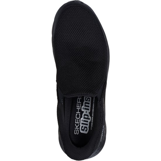 Skechers GO WALK Flex Ojai Textiel Heren Zwart Trainers - Image 3