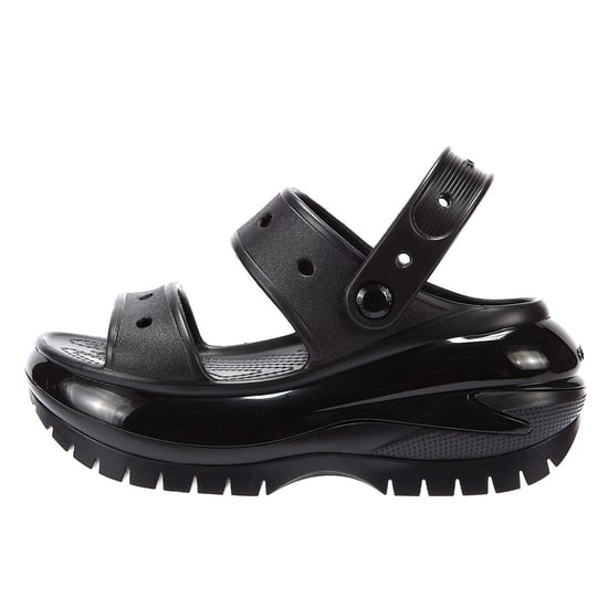Crocs Classic Mega Crush Women's Black Sandals - Image 4