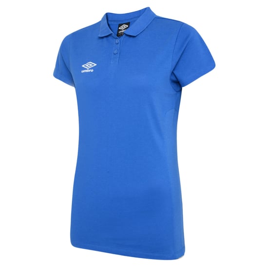 Umbro Dames/Dames Club Essential Poloshirt (Koningsblauw/Wit) - Image 1