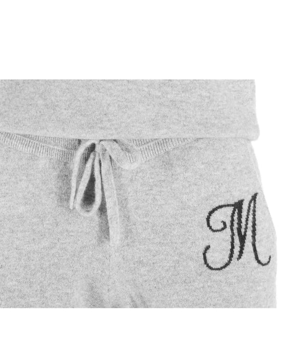 Crown Of Edinburgh Cashmere Track Pants Morningside Grey M - Image 2