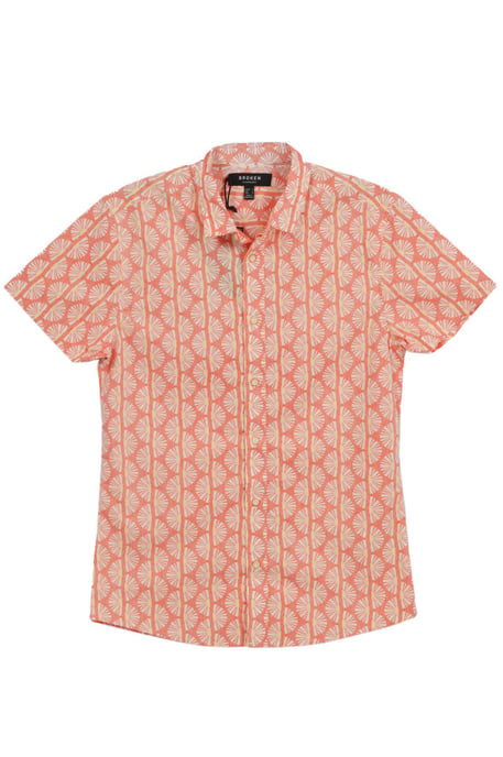 Print Cotton Short Sleeve Shirt - Image 1