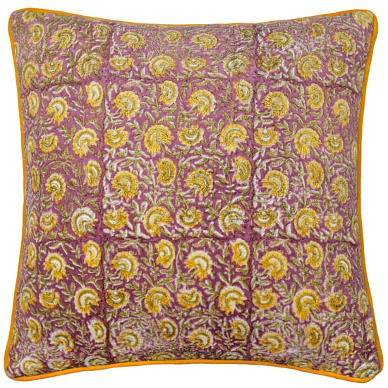 Paoletti Chedworth Piped Velvet Cushion Cover - Image 1