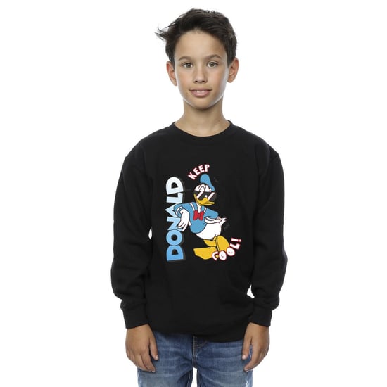Disney Boys Donald Duck Cool Sweatshirt (Black)