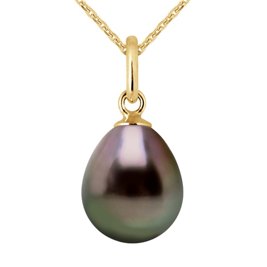 DIADEMA - Pendant - Yellow Gold and Tahitian Pearl - Image 1