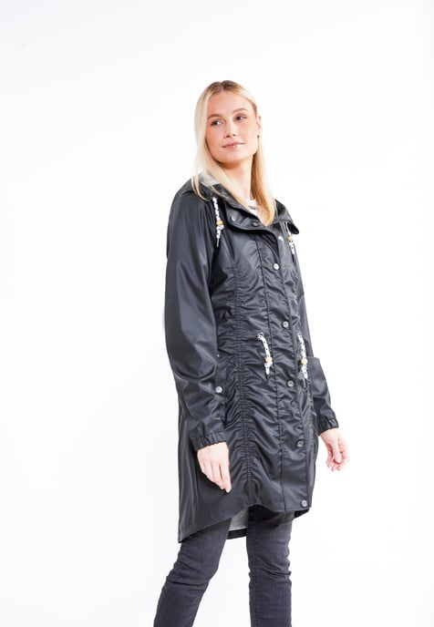 Schmuddelwedda Mackintosh bridgeport Dames zwart - Image 3