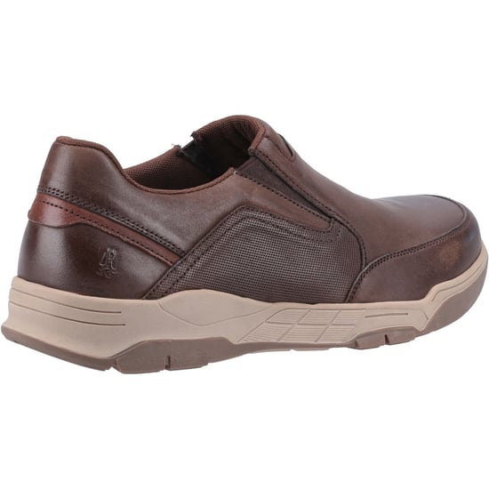 Hush Puppies Fletcher Leren Herenloafers Koffie - Image 2