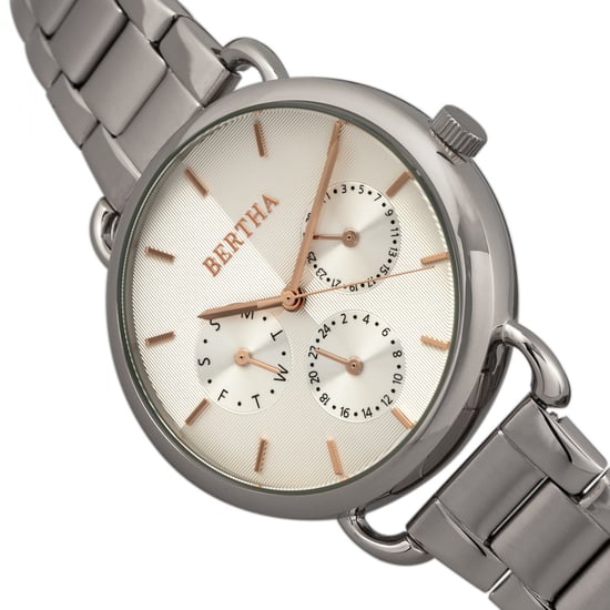 Bertha Gwen Bracelet Watch w/Day/Date