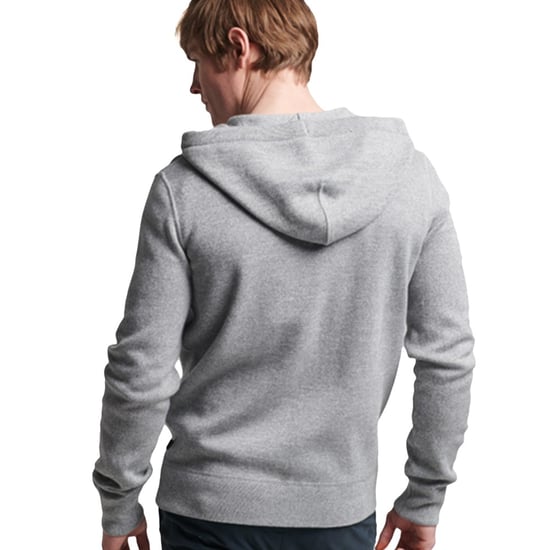 Superdry Essential ekologisk bomulls dragkedja med huva - Image 3