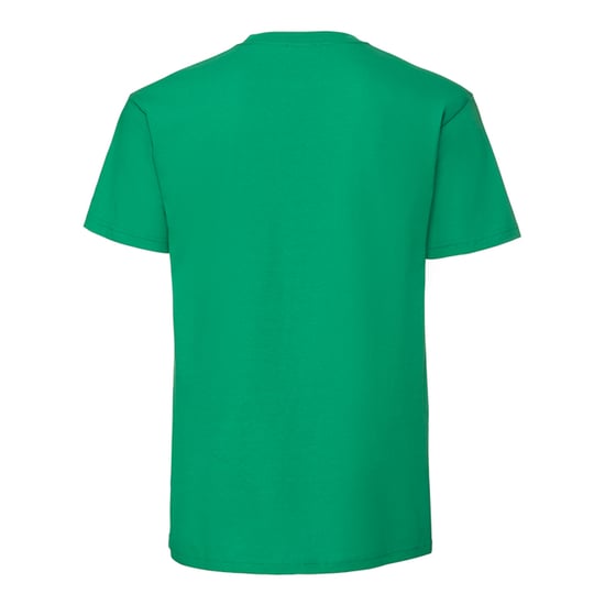 Fruit of the Loom Mens Iconic Premium Ringspun Cotton T-Shirt (Kelly Green) - Image 2