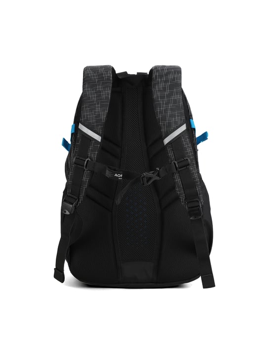 Aoking Backpack Unisex BLACK AND BLUE - Image 4