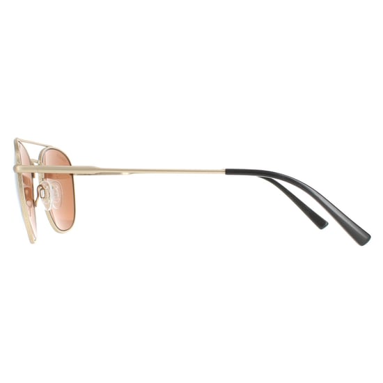 Serengeti Aviator Unisex Matte Light Gold Polarized Drivers Brown Carroll