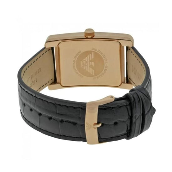 Emporio Armani AR0168 Rectangular Rose Gold Men's Watch