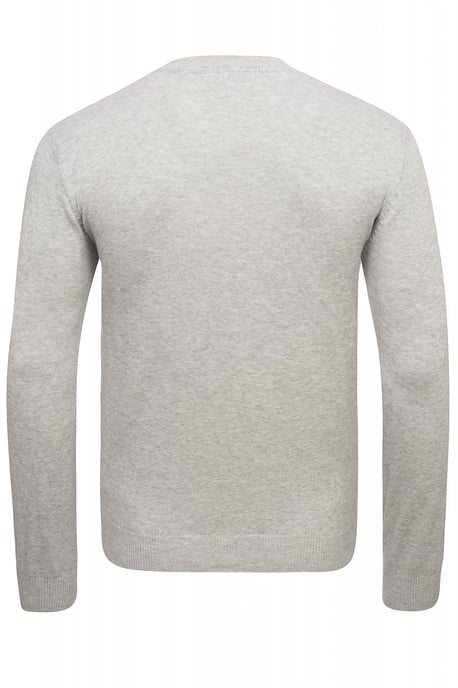 U.S. Polo Assn. V-Neck Pullover in Grey Melange