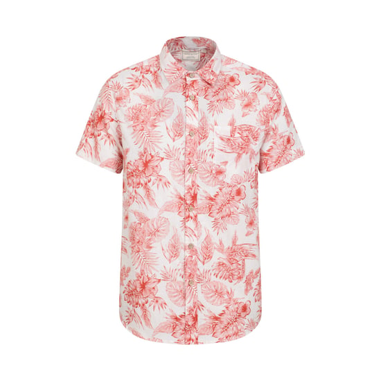 Mountain Warehouse Mens Tropical Leaves Shirt (Rust/White)