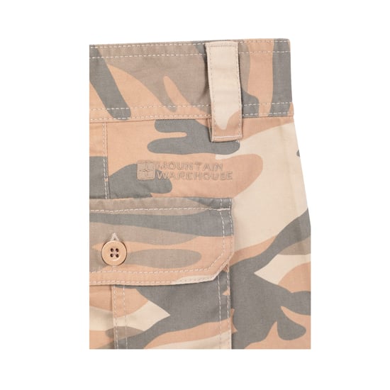 Mountain Warehouse Camo Cargo Shorts för herrar (Brun) - Image 5