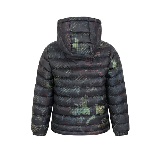 Mountain Warehouse Kinder/Kids Seizoenen gewatteerde jas met patroon (Jet Zwart) - Image 2