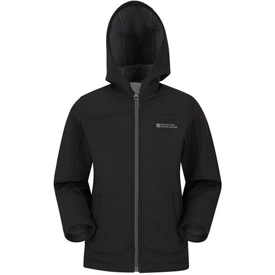Mountain Warehouse Kinder/Kids Exodus Waterafstotend Soft Shell Jasje (Zwart) - Image 1