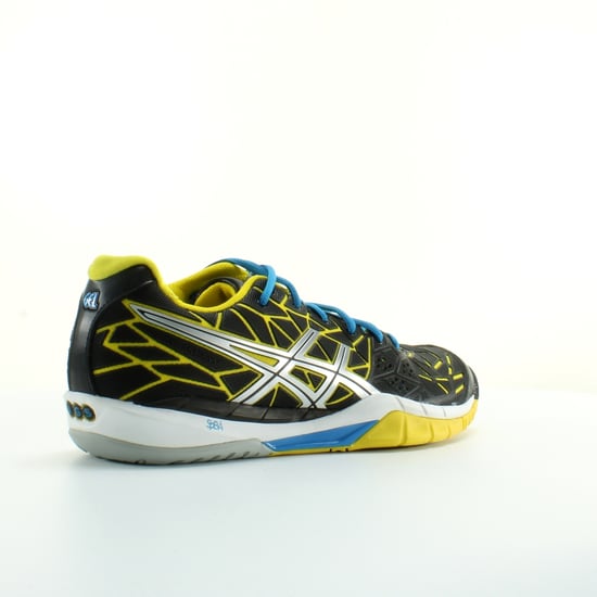 Asics Gel-Fireblast Womens Black Court Trainers - Image 6