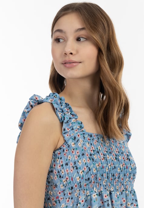 Mymo midi-jurk Dames Blauw Veelkleurig - Image 5