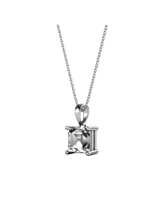 Simple Square Calle Set - Silver and Crystal - Image 6