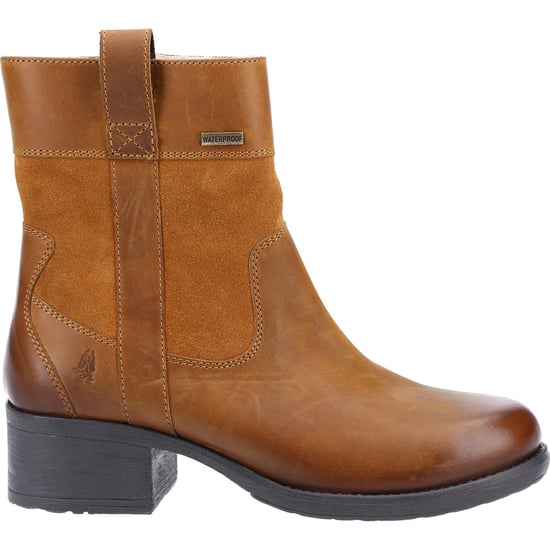 Hush Puppies Saskia Läder Damstövlar Tan - Image 4