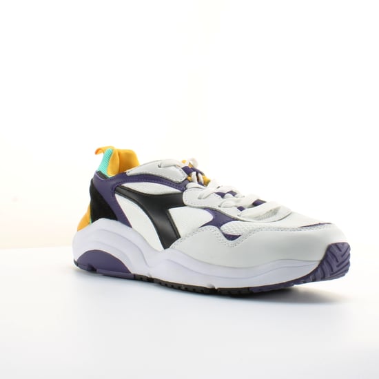 Diadora Whizz Run Mens White/Purple Trainers