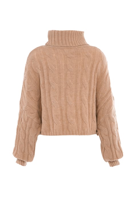 Mymo Trui met coltrui Dames beige - Image 2