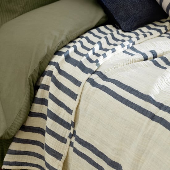 Yard Woven Stripe Cotton Bedspread - Image 2