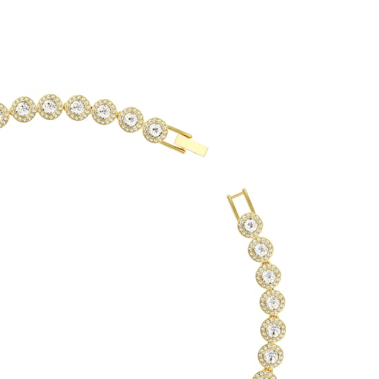 Swarovski 'Una Angelic' Women's Gold Plated Metal Necklace - Gold 5720505 - Image 4