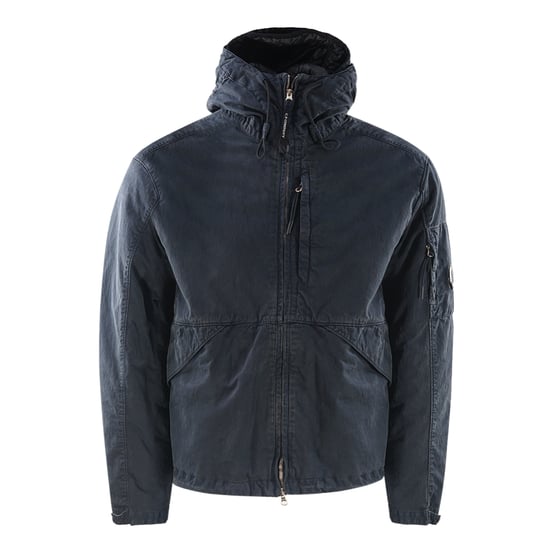 C.P. Company 50 Fili Rubber Hooded Total Eclipse Jacket - Image 1